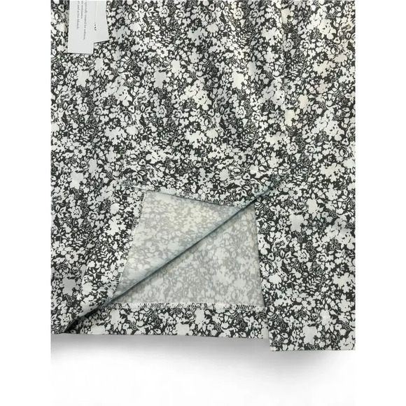 New Margaret M Slimming Pencil Skirt Grey & White Patterned Stretch Pull On - Picture 4 of 8